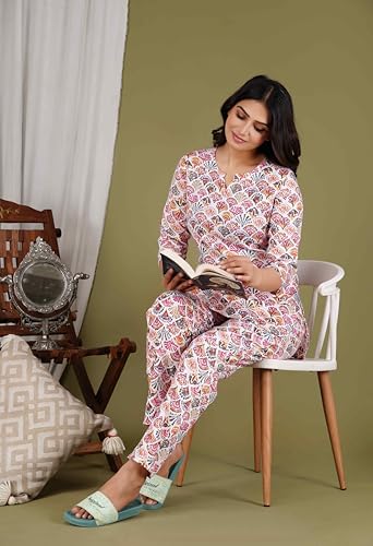 Image of RICHIK Women's Co-ord Set|Kurta Set for Women|Printed Kurta with Pant|Co-ord Set