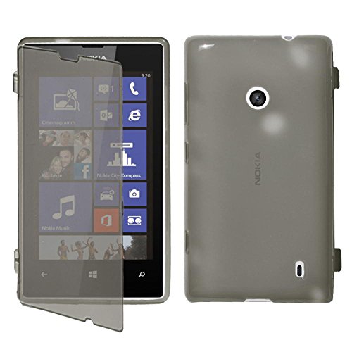ebestStar   Funda Compatible con Nokia Lumia 520 Carcasa Cartera Proteccion Formato Libro, Silicona Gel Case Shock Absorción, Negro [Aparato: 119.9 x 64 x 9.9mm, 4.0'']