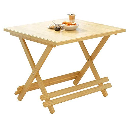 CHENJIU Modern Classic Multifunctional Bamboo Small Coffee Table, Fold