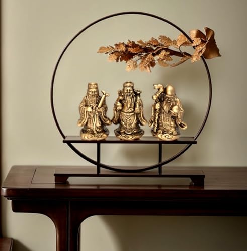Betterdecor Feng Shui Fuk Luk Sau Tres Dioses Estatuas Decorativas miniatura 4