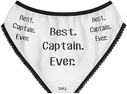 Best Captain Ever Panties, Best Captain Ever Underwear, Briefs, Cotton Briefs, Funny Underwear, Panties For Women