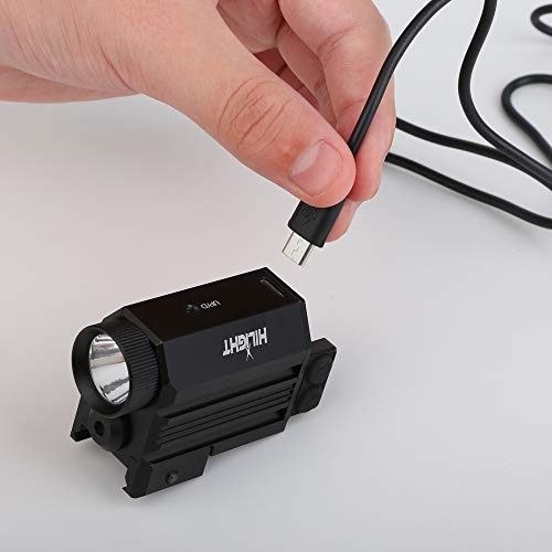 P10Gl Pistol Green Laser Light Combo (Pistol Green Laser Sight And 500 Lumen Strobe Pistol Flashlight) (Usb Rechargeable: Built-In Battery + Usb Charger) For Compact Pistols Like Glock 19 #TOP5