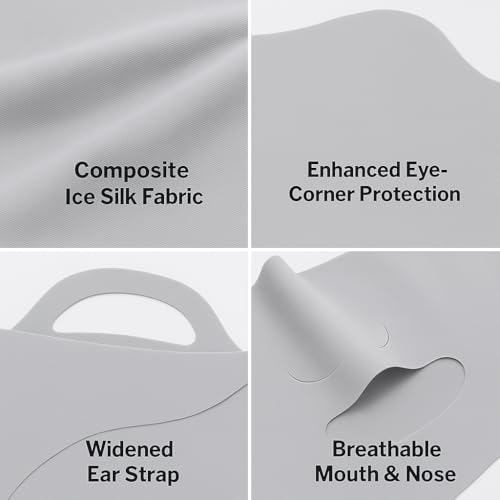 KUKASEN Ice Silk UV Sun Face Mask