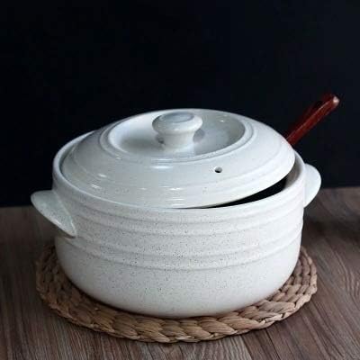 Amazon.com: Estilo japonés de porcelana resistente al fuego de cerámica de  alta temperatura cazuela de sopa coreana estofado de Hotel Hogar Cacerola  de arcilla para cocinar, 3,5 l. : Hogar y Cocina
