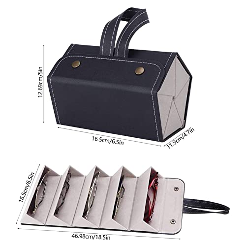 viagem para óculosol para vários pares, Caixa organizadora óculosol viagem múltipla, Organizadoreócu