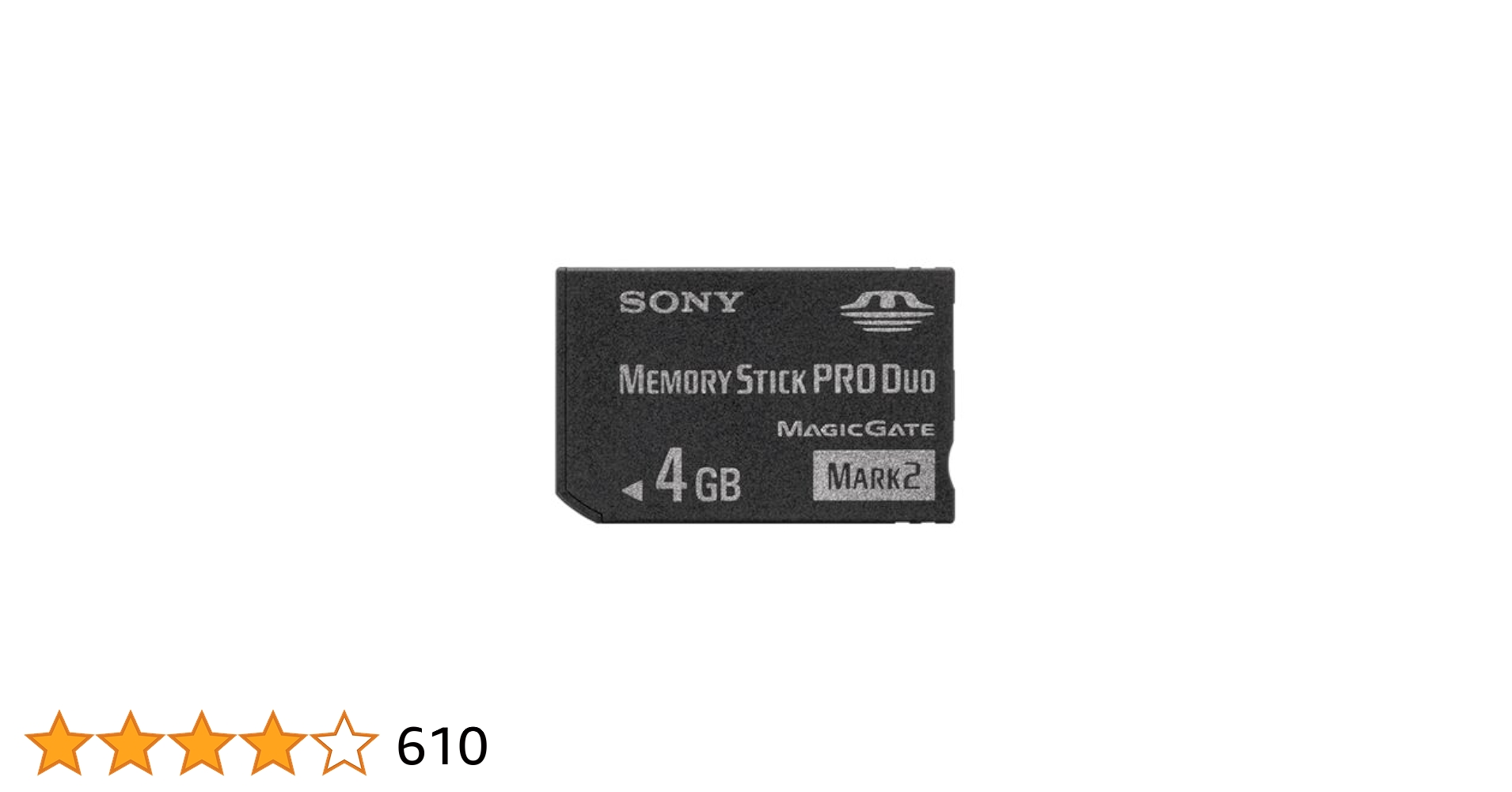 Amazon.com: 4Gb Memory Stick Pro Duo Mark 2 : Electronics