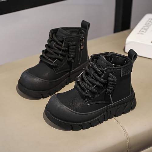 Water𝗽roof Side Zipper Boots for Kids Unisex Fall Winter Warm Outdoor Ankle Booties Toddler Hiking Sport Shoes2