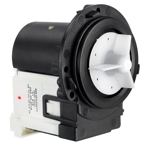 NEW 4681EA2001T OEM Washer Drain Pump Motor for Kenmore & LG Washing Machines AP5328388 4681EA1007G 4681EA1007D WM3270CW WM2075CW WM2650HWA WM3770HVA WM8000HWA WM2487HWMA WM2101HW WM3431HS Drain Pump