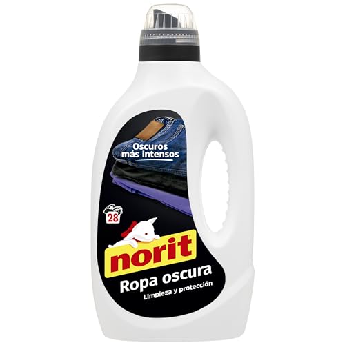 Norit - Detergente líquido lavadora para ropa negra y oscura, 28 lavados, 1500ml