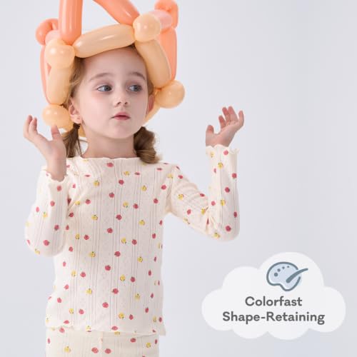 Image of pureborn Baby Pajamas Set Toddler Snug Fit Cotton Sleepwear 2pcs 12M-7Y