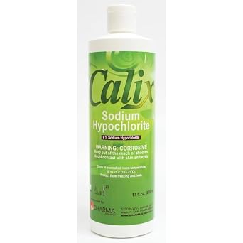 28-00007 Calix 6% Sodium Hypochlorite Solution 500 mL