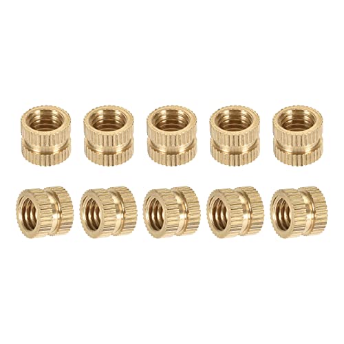 DTGN M8x8x10mm(ID x L x OD) ���[���b�g�}���i�b�g - 15���� - �v���X�`�b�N���V�F�� - �^�J���X�˂��X���[�u �C���T�[�g�i�b�g