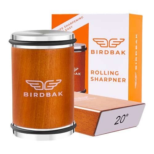 The Original Premium Rolling Knife Sharpener Kit - Ultimate Knife Sharpening Solution - With Diamonds and Ceramic for Steel of Any Hardness, Knife Sharpener 15 and 20 degree For Kitchen Knives