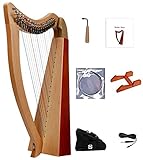□ Harp Celtic Irlandesa □: Es una nueva palanca de liberación rápida de alta calidad, hecha de caoba, arce y haya.