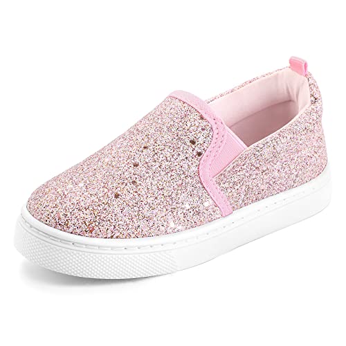 Image of K KomForme Toddler Sneakers for Girls Boys Slip On Canvas Walking Shoes | Lightweight, Comfortable