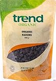 Trend Organic Raisins, 500g-Unsweetened, Unsulphured, Sun Dried, Natural Sugars, Rich in Fibre and Minerals, Certified Organic, Vegan, GMO-Free, No Additives No Preservatives, Raw