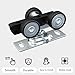 JUBEST Pocket Door Rollers Assembly, Commercial Grade Sliding Door Rollers Replacement, Top Mounted Pocket Door Hangers, 2 Pack