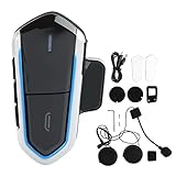 Auriculares de motocicleta Auriculares para casco Bluetooth Moto Casco Altavoz Inalámbrico Esquí Auricular Impermeable Tecla grande Respuesta automática ultrafina