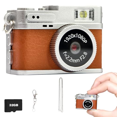 デジタルカメラ Gannbayar Amazon.co.jp: ミニレトロカメラ、1080Pキーチェーンカメラ