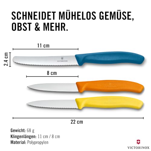 Victorinox Swiss Classic Küchenmesser Set, 3-tlg., Tomaten- & Gemüsemesser – Ansicht 3