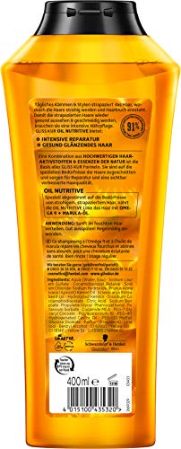 Gliss Kur Oil Nutritive Shampoo 400 ml für strapaziertes Haar