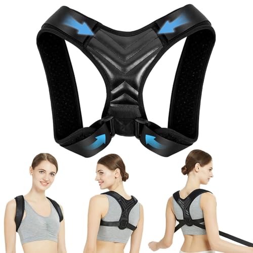 Rücken Geradehalter für Damen Herren, Rückenstützgürtel, Atmungsaktiv & Verstellbare Haltungstrainer Posture Corrector, Rückengurt Haltungskorrektur für Gerade Haltung, Rückenschmerzen Lindern Rücken Geradehalter für Damen Herren, Rückenstützgürtel, Atmungsaktiv & Verstellbare Haltungstrainer Posture Corrector, Rückengurt Haltungskorrektur für Gerade Haltung, Rückenschmerzen Lindern