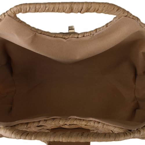 Straw Clutch Purses for Women Rattan Woven Beach Handbag Summer Purse with Detachable Strap Basket Crossbody Bag4