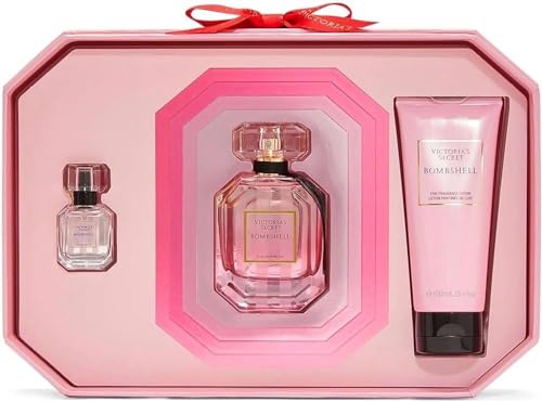 Victoria's Secret Bombshell Women Gift Set 3 Piece Perfume &...