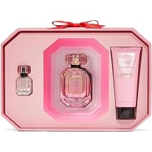 Victorias Secret Bombshell Women Gift Set 3 Piece Perfume & Fragrance Body Lotion & Rollerball & Body Wash