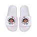 Filles Sandales Pantoufles Toboggans de piscine Summer Beach pour tout-petits Sandales Mirabel à breloques Petits Enfants Cosplay Glisser sur la fête de vacances Chambre,Blanc,33.5EU