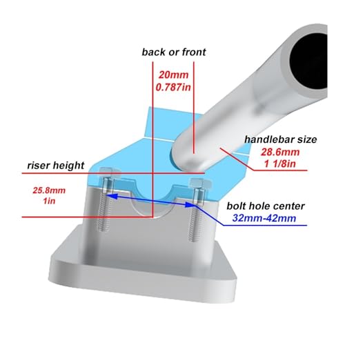 Elevador manillar 28mm para CB650R X-ADV y NX500 3