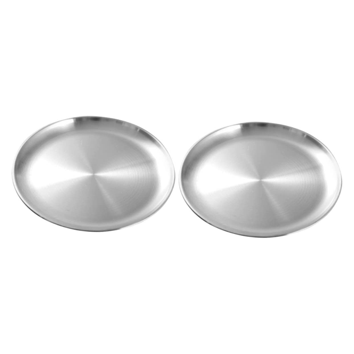 Juego De 4 Platos De Condimentos De Acero Inoxidable Con Doble Rejilla – Ideal Para Barbacoas, Cocina Y Mesa