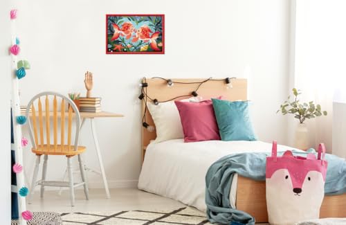 CreArt Kids 31x21cm Bisous de poissons Kit de peinture par numéros Numéro d'Art Dès 25853 Ravensburger - vue 6