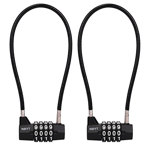 NBYT 4-Digit Cable Locks with Combination