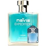 Sandora Fragrances Perfume for Men – Navis Expedition – Green Leaves, Apple, Lotus, Cedarwood – Fresh, Aquatic, Clean, Long-Lasting (3.4 fl oz / 100ml)