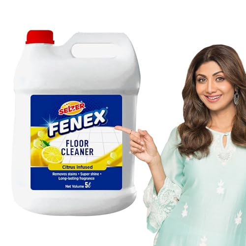 Selzer VIXO Floor Cleaner – 5l | Citrus-Infused Formula | Removes Tough Stains | Delivers Super Shine & Long-Lasting Fragrance | Multipurpose Surface Cleaner for Sparkling Floors