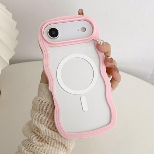 Coque antichoc iPhone Air MagSafe rose pour éviter les rayures d'écran