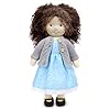 Handmade waldorf doll louise 12 soft girl rag doll with cute stuffed plush ideal first doll for babies toddlers  urban country home decor