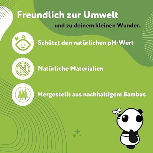 The Cheeky Panda Bamboo Biodegradable Baby Wipes | 99% Purified Water, Suitable for Sensitive Skin | Dermatologically Tested