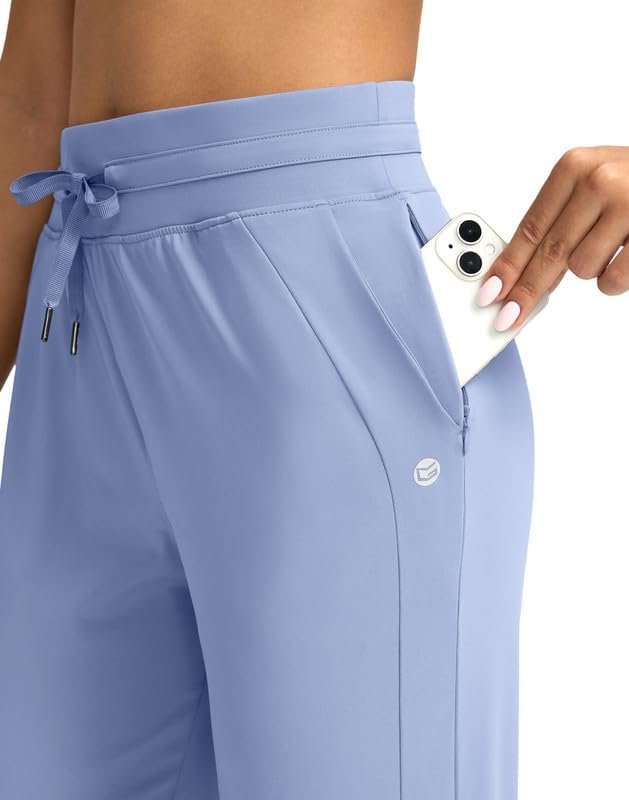 G Gradual Women's Joggers Pants with Zipper Pockets High Waisted Athletic Tapered Sweatpants for Women Workout Lounge - Image 4