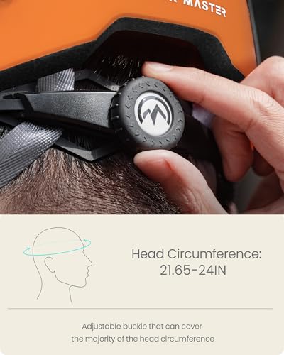 Image of OutdoorMaster Rock Climbing Helmet Adults Mountaineering Helmet Arborist Helmet Hiking Caving Search and Rescue Tree Climbing Helmet Adjustable