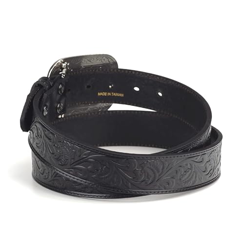 ARIAT Women's Rhinestones Embossed Leather Belt4