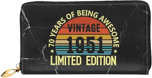 Vintage 1951 Birthday Wallet Card Bag