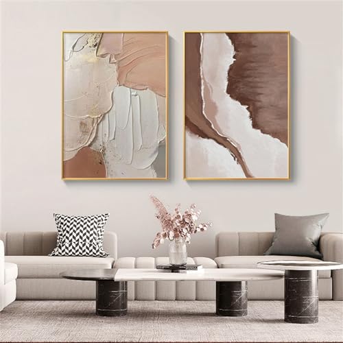 Peintures sur toile abstraites pour réchauffer l'ambiance du salon et bureau
