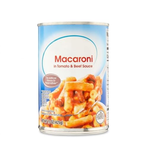 Canned Macaroni and Beef in Toma