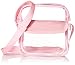 Sports Stadium Approved Clear Messenger Bag Clear Shoulder Bag Transparent Purse with Adjustable Strap (Pink)