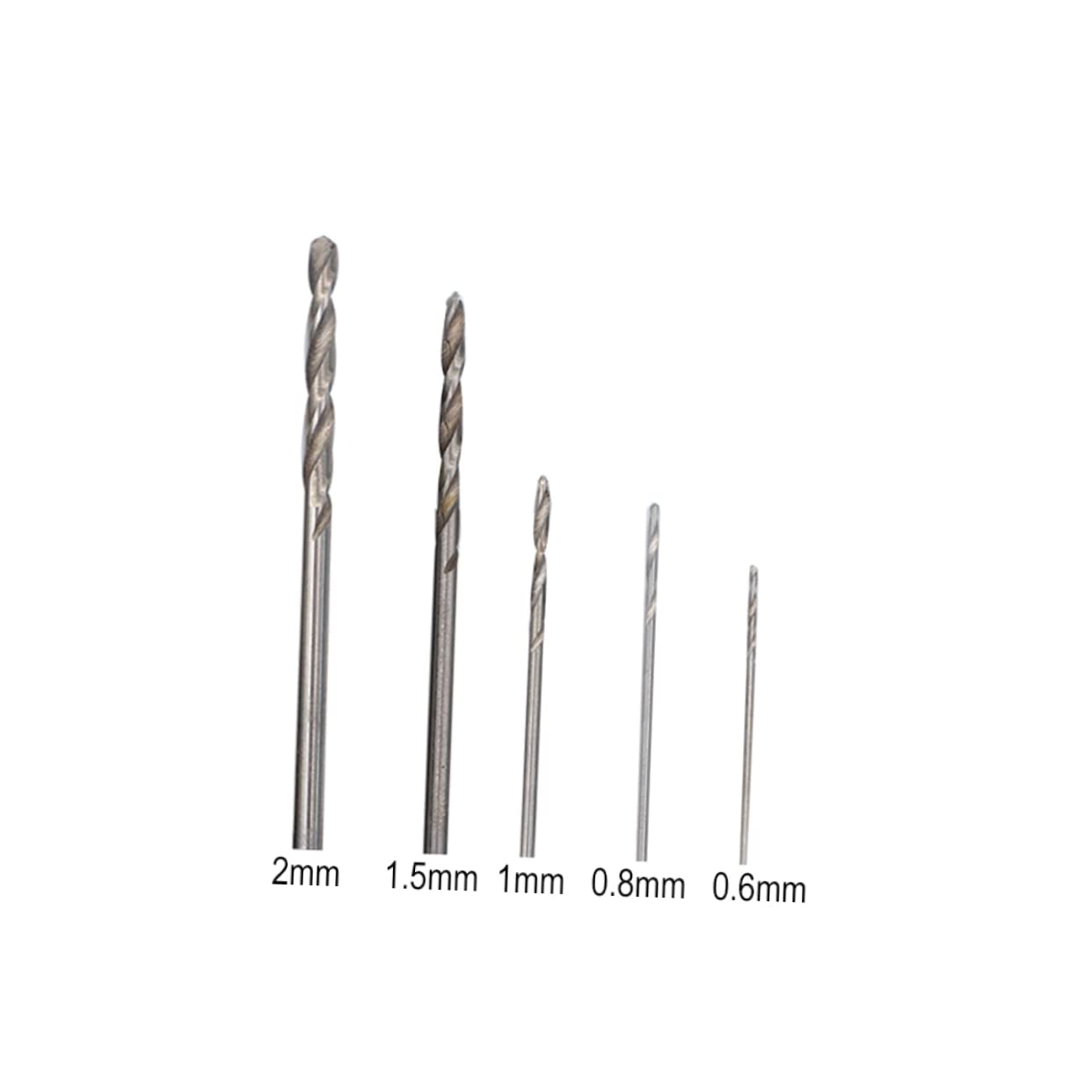 Gatuida 150piezas Brocas De Precisión De Rápido Para Madera Plástico y Aluminio Brocas Helicoidales Para y Construcción