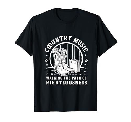 Western Music Christianity Gospel Music Hymns - Musique country chrétienne musicien chrétien rock chrétien T-Shirt