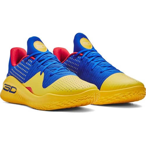 Under Armour Curry 4 Low Flotro - Men's (Blue/Yellow/Black)3