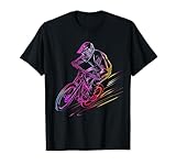 Downhill-Fahrer Silhouette Geschenk Kleidung